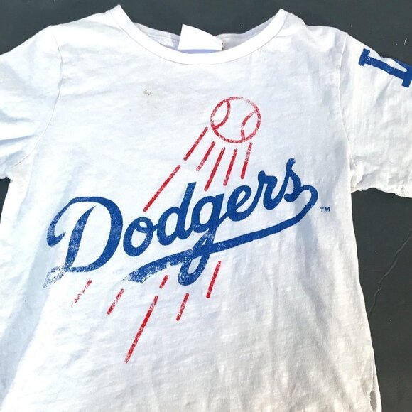 MLB Los Angeles Dodgers Kids Small Tee Short Sleeve T Shirt - Picture 1 of 9